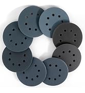 Viaky 80 PCS 5 Inch 8 Hole Sanding Discs Wet Dry Round Hook and Loop Sandpaper Grit 320 400 600 8...
