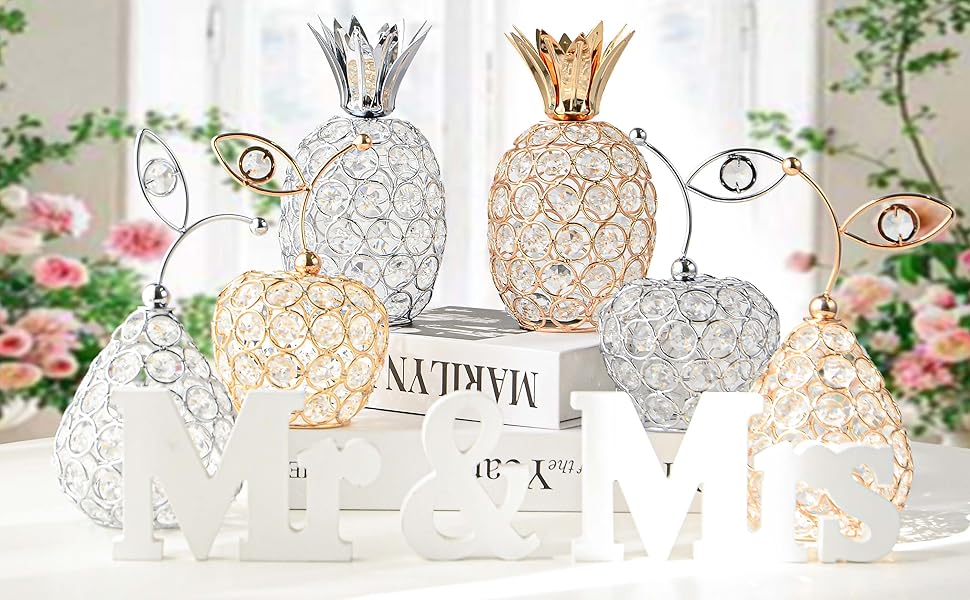 Crystal Metal Pineapple Pear