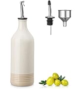 vancasso 20 Oz Ceramic Olive Oil Dispenser Bottle, Bottle Dispenser with Spout and Funnel for Kit...