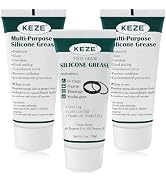 KEZE Silicone Grease Waterproof Food Grade Silicone Sealant Lubricant for Plumbers Valve Faucet O...
