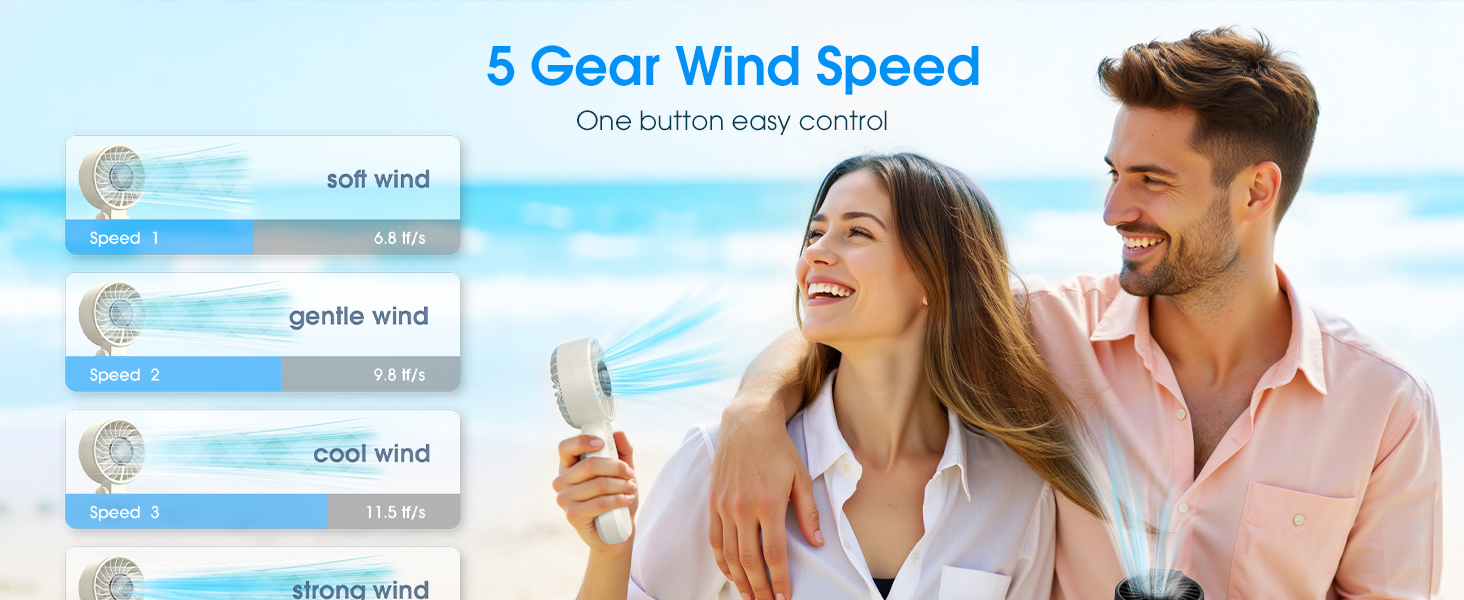 portable turbo handheld fan