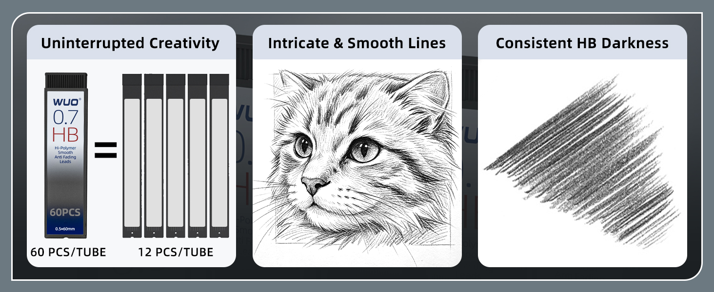 drawing mechanical pencils