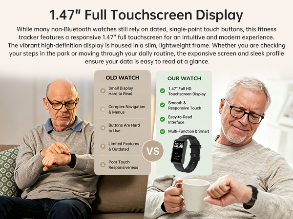 Non-Bluetooth Fitness Watch