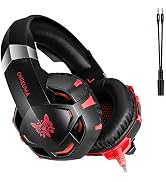 Cdycam Gaming Headset for PS4, PC, Xbox One Controller, Wired Gaming Chat Headphones with 7.1 Sur...