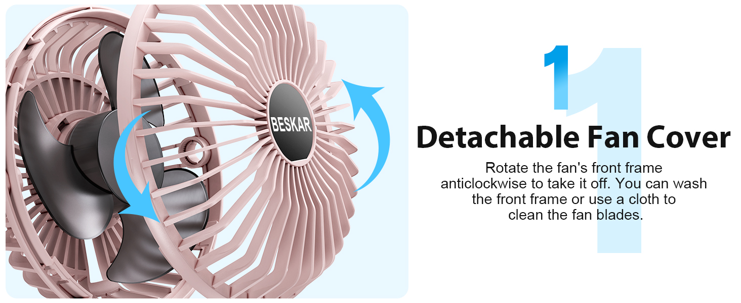 detachable fan cover