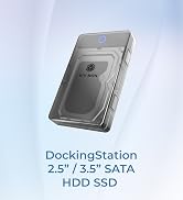 External Hard Drive Enclosure for 2.5''/3.5'' SATA HDD SSD, ICY BOX USB 3.0 to SATA SSD Enclosure...