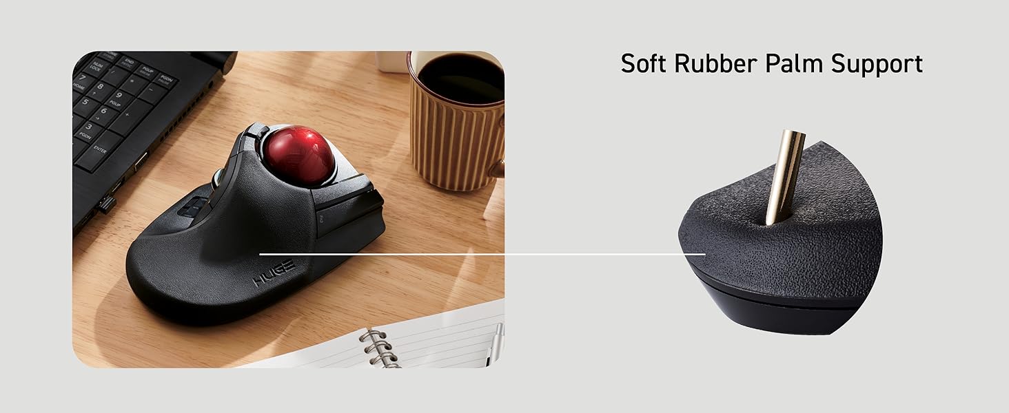 Huge Trackball Palm Support