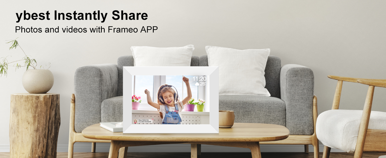 10.1 inch Digital Picture Frames,Digital Photo Frame white