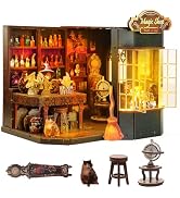 Joibabe Magic Shop Book Nook Kit - DIY Miniature House Dollhouse Kit for Adult and Teens, Tiny Ho...