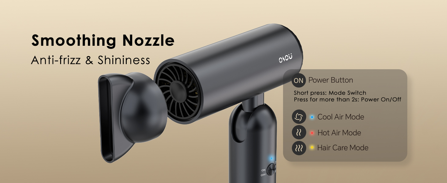 hair dryer with nozzle