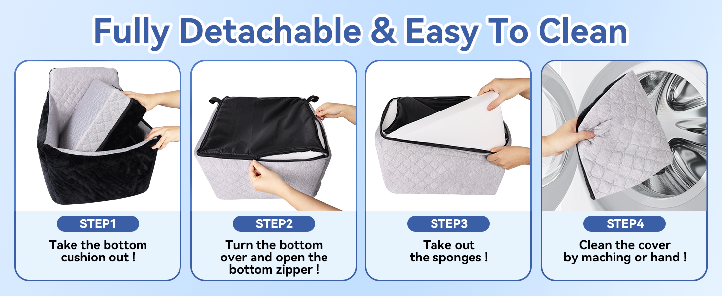 Fully Detachable & Easy To Clean
