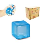 FazaVexior Maltose Squishy Stress Relief Toys, Translucent Squeeze Ice Cube Fidget Toys, Slow Ris...
