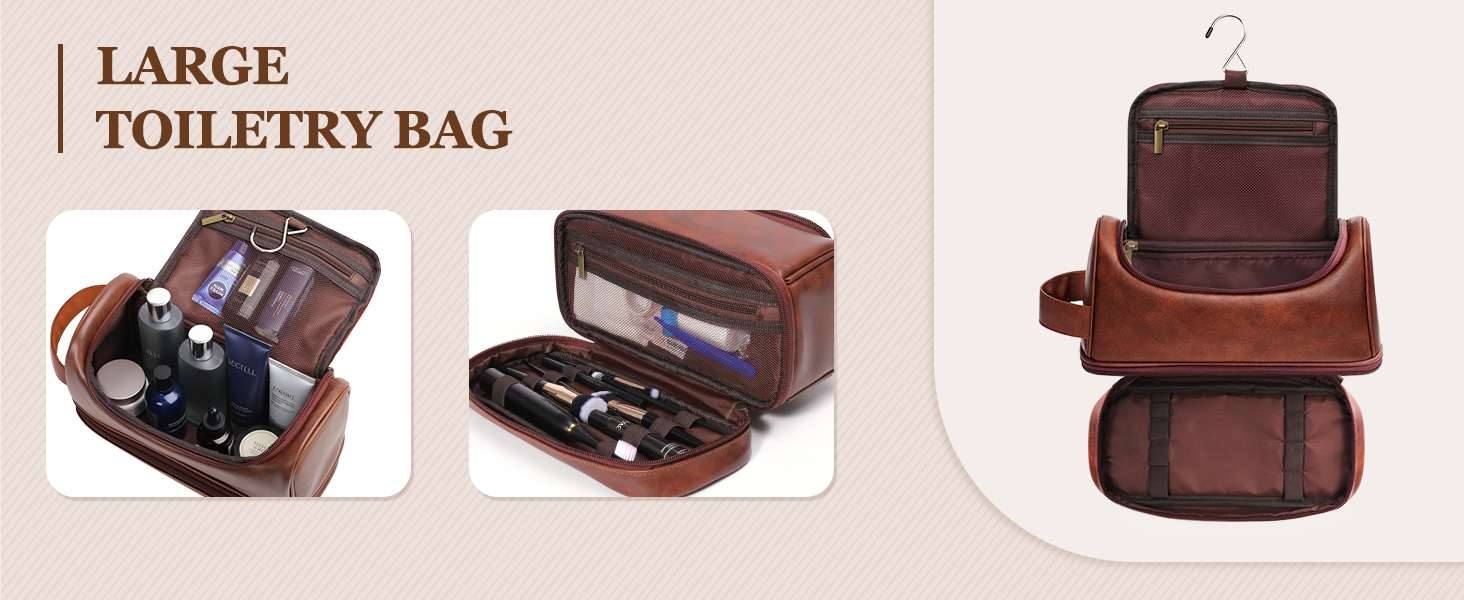 mens hanging toiletry travel bag