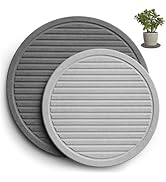 eormoe Plant Saucers for Indoors - Diatomite Stone Water Catcher Tray, Quick Dry, Eco-Chic Plant ...