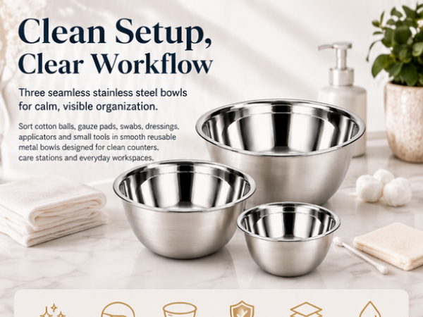 STAINLESS STEEL DRESSING BOWLS