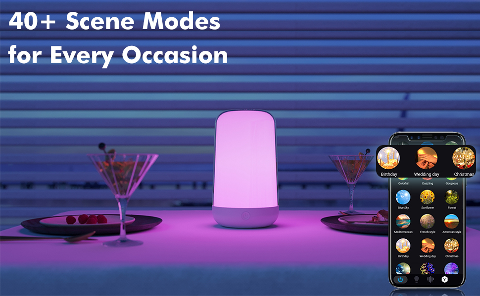 Scenes mode for every occasion