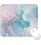 Mouse Pad with Stitched Edge, Multiple Patterns Computer Mouse Pads with Non-Slip Rubber Base, Wa...