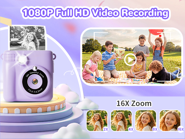 kids instant print camera