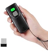 JRHC Wireless Barcode Scanner, 1D 2D Bluetooth Bar Code Scanners USB Wired & 4.2 Bluetooth & 2.4G...