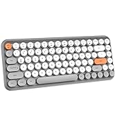 FELICON Wireless Bluetooth Keyboard Portable Mini 84-Key Typewriter Keyboard Compatible with Andr...