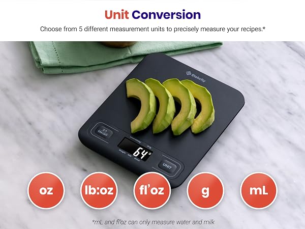 Covert the measurement units from oz to g easily.