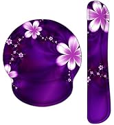 AORTDES Ergonomic Keyboard Mouse Pad Wrist Rest Support Set for Laptop/Computer/Desktop,Memory Fo...