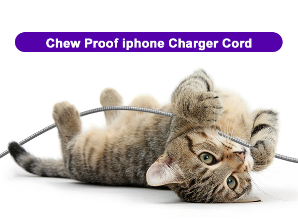 chew proof iphone charger cord