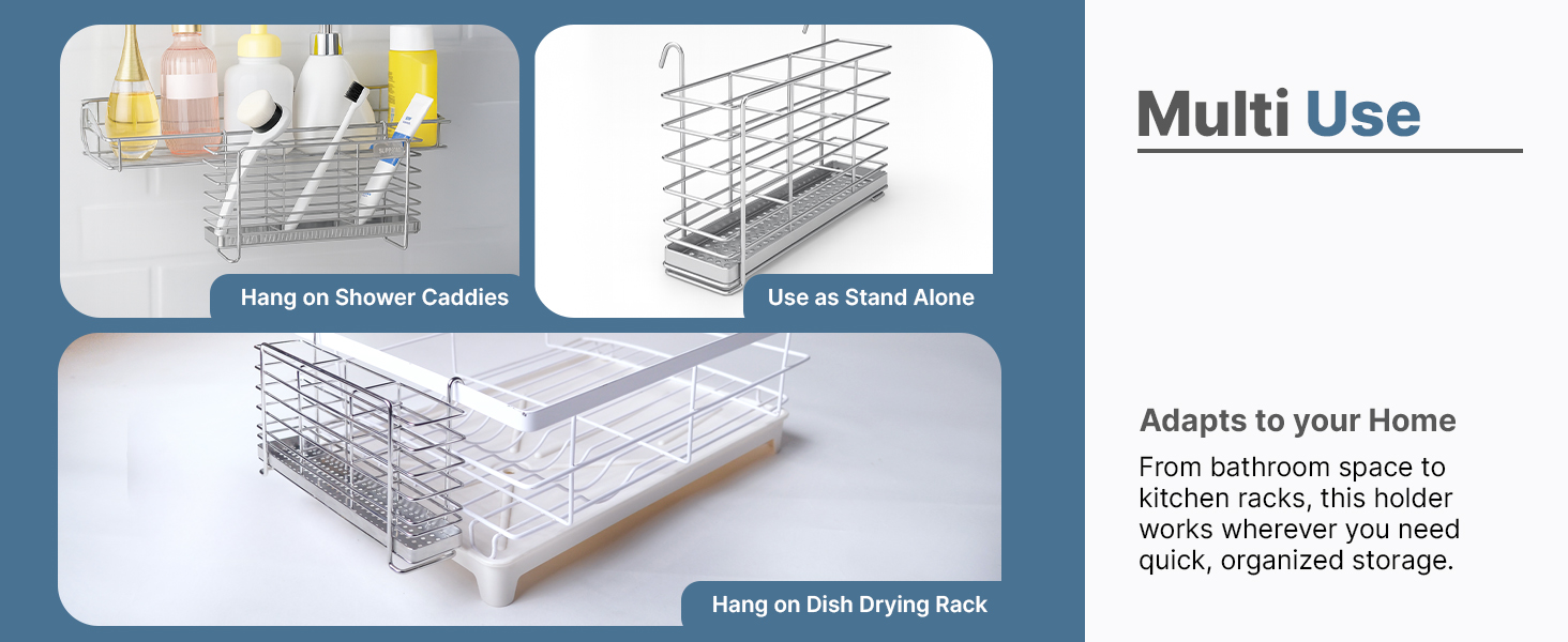 Multiuse Utensil Holder Utensil Drying Rack Countertop Utensil Holder