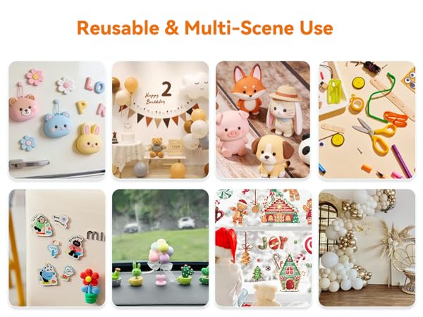 Multi-scene clear adhesive dots for home, office, DIY crafts