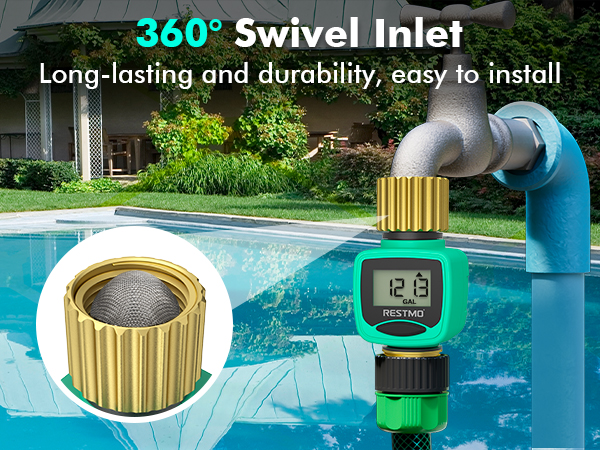 360° Swivel inlet