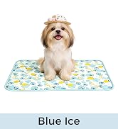 Blue ice dog cooling blanket