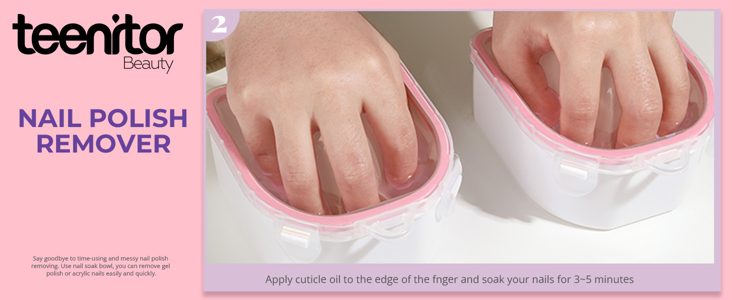 nail soaking bowl nail soak off bowl