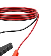 Range Tour Car Cigarette Lighter Alligator Clips Extension Cable, 12V-24V Car Male Cigarette Ligh...