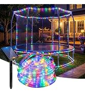 Fairdeer 39FT 100LED Solar Rope Lights Outdoor Waterproof, Multicolor | Colorful Solar Fairy Ligh...