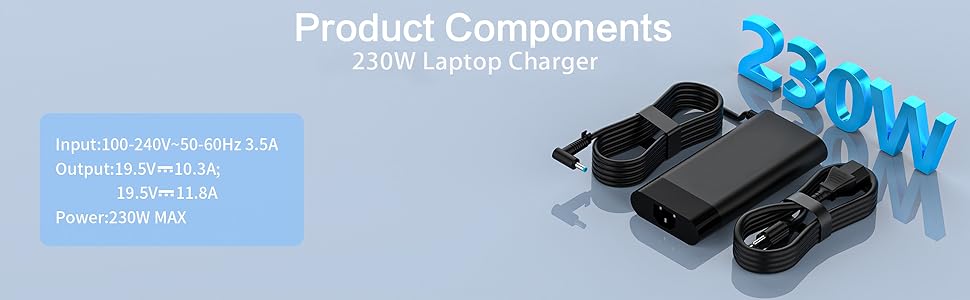 HP 230W Charger