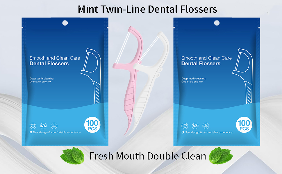 floss dental picks travel flossers teeth tooth flosser size toothpicks dispenser double clean soft