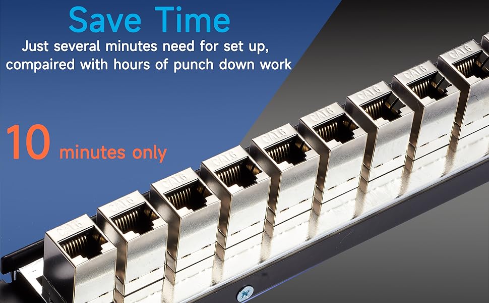 cat6 patch panel 24 port