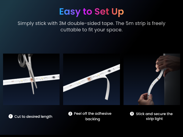 led warm light strip