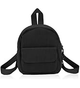 Energather Small Backpack, Corduroy Backpack Purse for Women and Girls, Mini Backpacks for Travel...