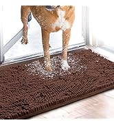 Muddy Mat AS-SEEN-ON-TV Highly Absorbent Microfiber Door Mat and Pet Rug, Non Slip Thick Washabl...