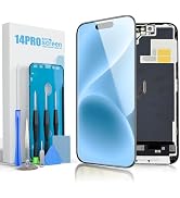 Screen Replacement for iPhone 14 Pro, 6.1 Inch Full HD LCD and Touch Digitizer Assembly Includes ...