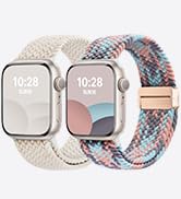 Magnetic Nylon Sport Band Compatible with Apple Watch Bands for Women Men | 42mm 41mm 40mm 38mm 4...