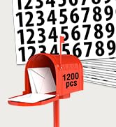 1200 PCS Number Stickers, 1