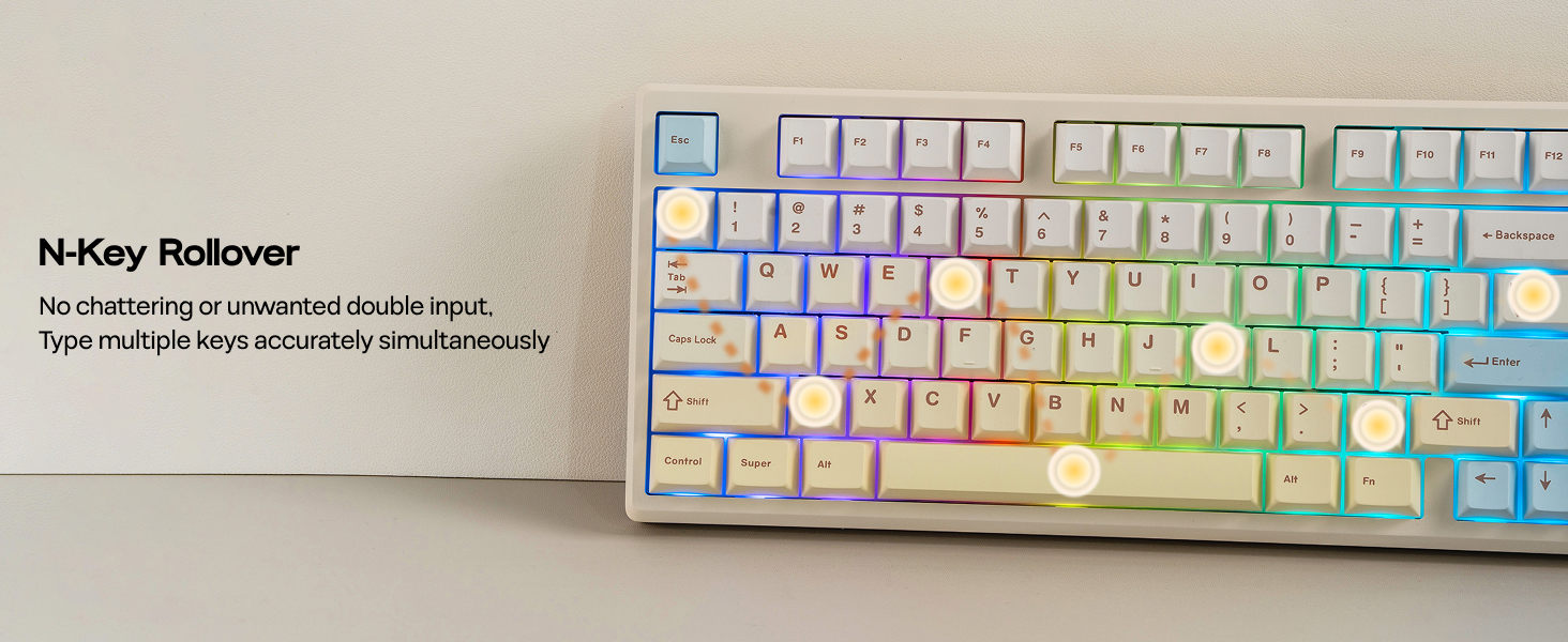 Galaxy100 Lite QMK/VIA Gaming Keyboard