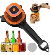 Electric Jar Opener for Seniors with Auto-Adjusting Gripper, Rechargeable Jar & Bottle Openers fo...
