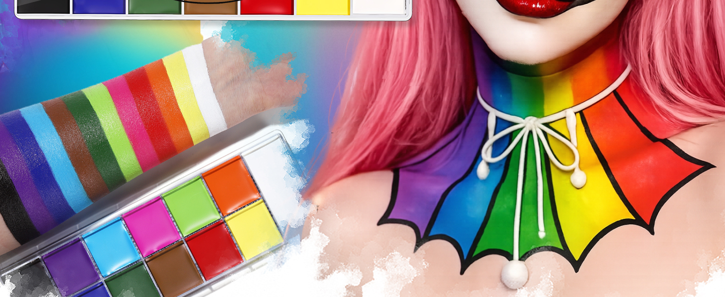 Color Swatches - High Pigmented and Full Coverage Paint Colors, Smooth Cream Formula