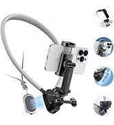 Magnetic Neck Phone Holder, POV/Vlog Recording Neck Mount Hand Free Tripod Chest Mount Compatible...