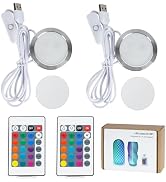 Remote Control RGB LED Lamp Kit for Bambu Lab 3D Printer Accessories-3D Printer DIY Multicolor Li...