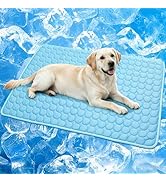 XinChangShangMao Dog Cooling Mat, Q-Max>0.4 Pet Dog Self Cool Pad, Ice Silk Washable Summer Coole...