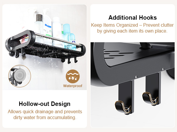 suction cup shower shelf